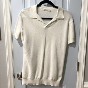 SuitSupply White Polo Shirt